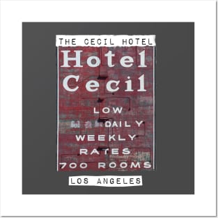 Cecil Hotel Los Angeles Posters and Art